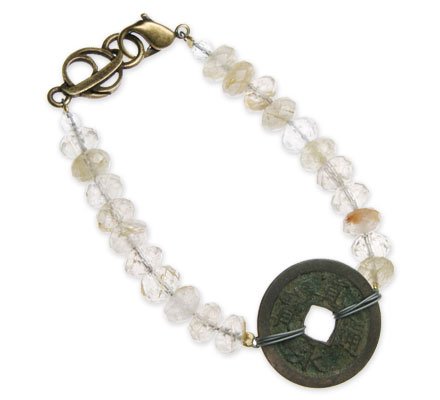 Guardian Angel with Coin Bracelet
