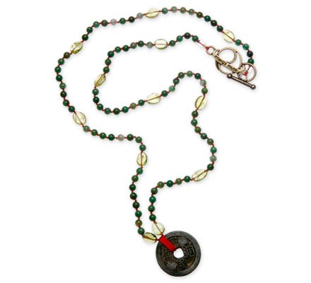 Prosperity with Peridot Necklace