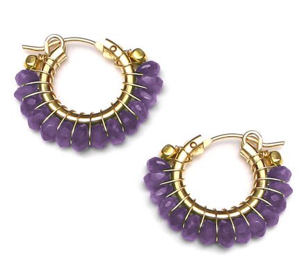 Divine Earrings - Amethyst