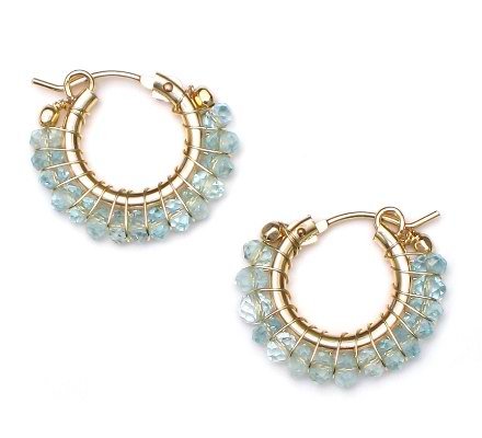 Divine Earrings - Aquamarine