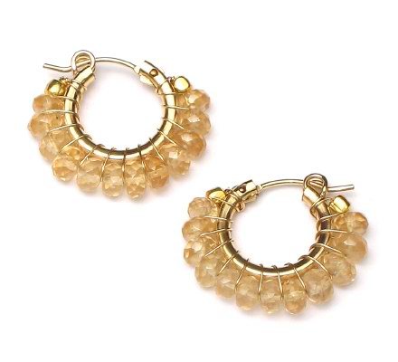 Divine Earrings - Citrine