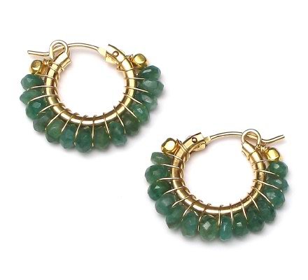 Divine Earrings - Emerald