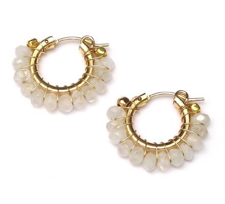 Divine Earrings - Moonstone