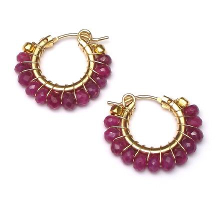 Divine Earrings - Ruby