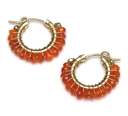 Divine Earrings - Carnelian