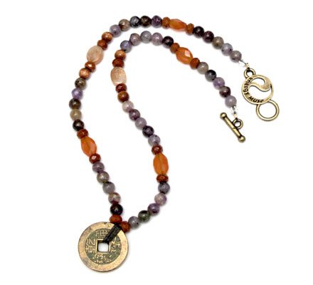 Strength Necklace with Coin