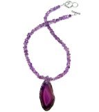 Purple Ray Necklace Pendant Collection