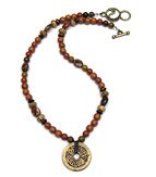 Fire Necklace with Coin