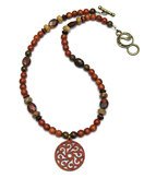 Fire Necklace with Pendant